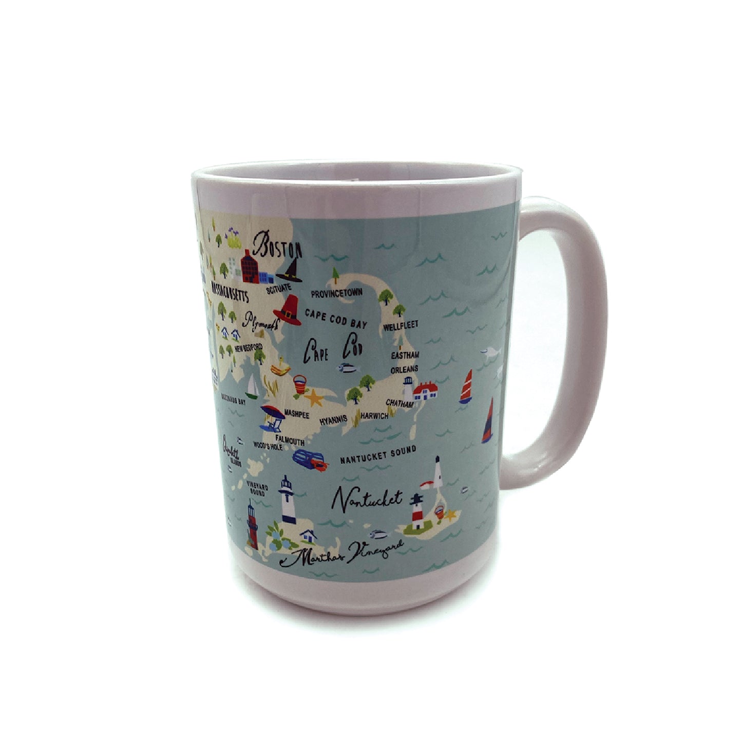 Cape Cod Illustrated Mug