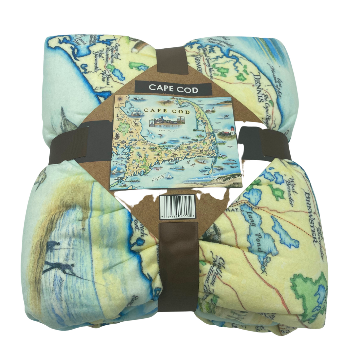 Cape Cod Xplorer Map Blanket