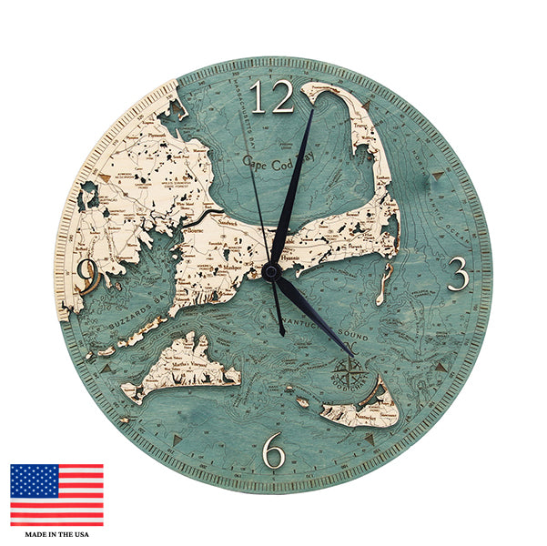 Cape Cod Laser Cut Clock