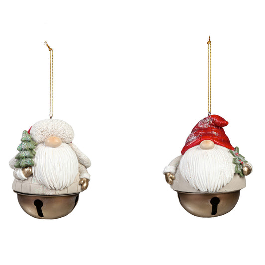 Winter Gnome Bell  Ornament