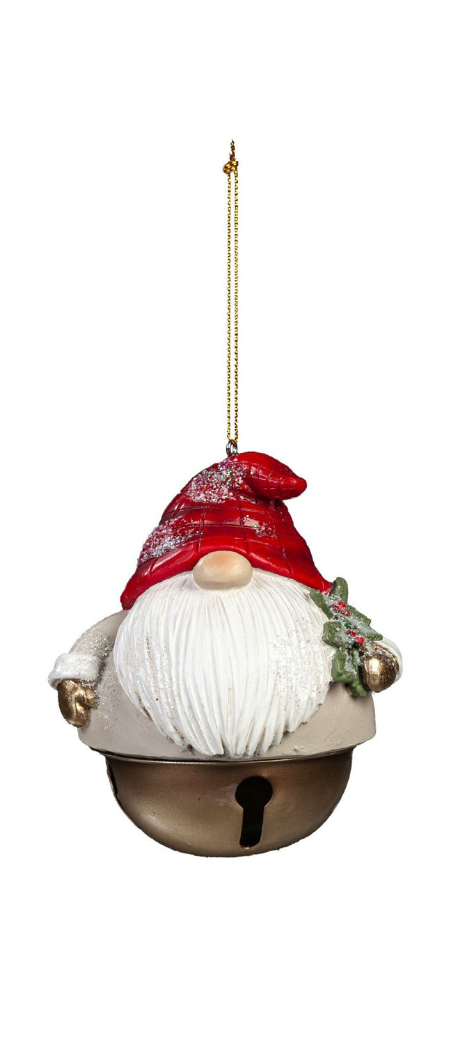 Winter Gnome Bell  Ornament