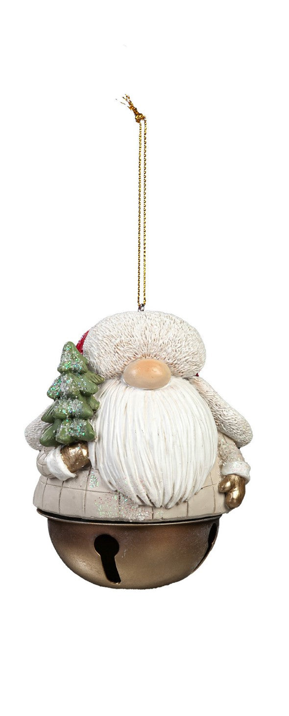 Winter Gnome Bell  Ornament