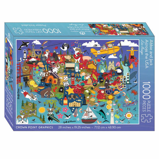 Abbie and Jack Across the USA puzzle