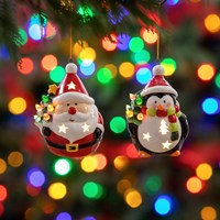 Led Ceramic Christmas Ornament