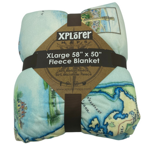 Cape Cod Xplorer Map Blanket