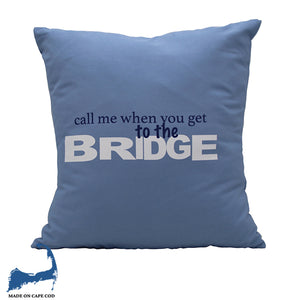 Bridge Pillow Blue