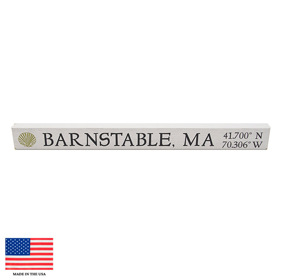 Barnstable, MA Wooden Sign